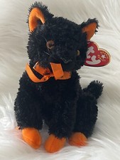 TY Beanie Baby FRAIDY the Black Cat 6 inch Stuffed Animal Toy