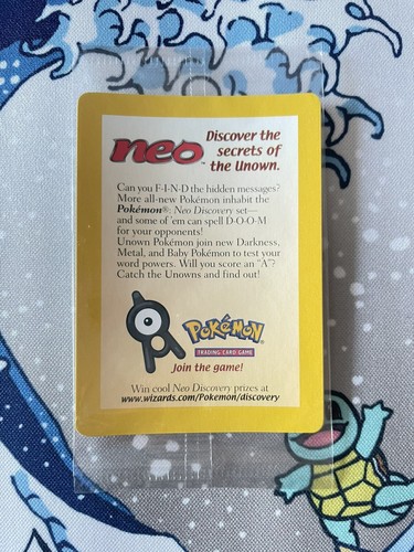 2001 POKEMON BLACK STAR PROMO ENTEI REVERSE HOLO 34 SEALED