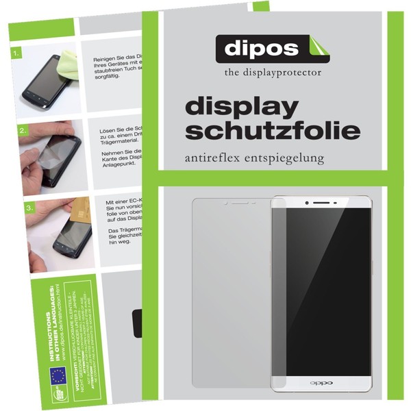 2X Schutzfolie FüR Oppo R7S Display Matt Display Dipos Displayfolie-image