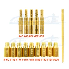 Carburetor Main Pilot Slow Jet Needle Kit Set #45 #48 #50 #52 #55 #190 #195 #200