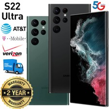 Samsung Galaxy S22 Ultra 5G 128GB/ 256GB SM-S908U 6.8" Unlocked Fast Shipping