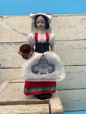Vintage ERUS ROMA Souvenir Doll from Italy, 1950s, 7"