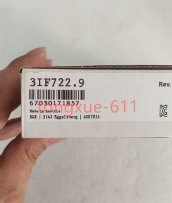 Brand new B&R 3IF722.9 Via FedEx or DHL