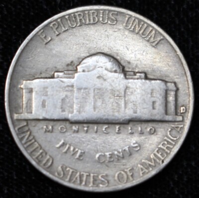 1954 D USA - FIVE CENTS - COPPER-NICKEL - Jefferson - Nice | eBay