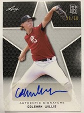 2020 LEAF PG NATIONAL SHOWCASE COLEMAN WILLIS BLACK AUTO 26/50