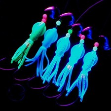 FLUKE FLOUNDER ULTRAVIOLET B2 SQUID FISHING RIGS LURES GAMAKATSU BASS FREE LURES