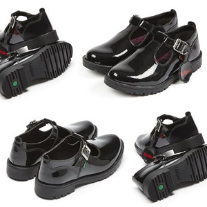 womens patent kickers