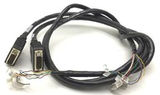 Lot of 2 Parker 71-017003-10 Rev C Servo Drive Cable, Flying Leads to 15-Pin