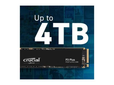Open Pack- Crucial P3 / P3 Plus 1TB 2TB 4TB M.2 PCIe 4.0 x4 NVMe