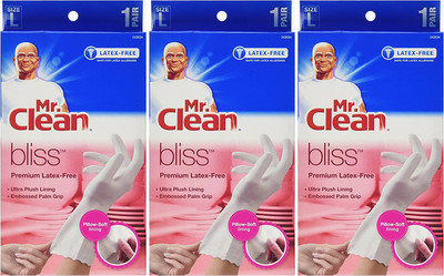 243034 Bliss Premium Latex-Free Gloves, Large, 3 Pairs