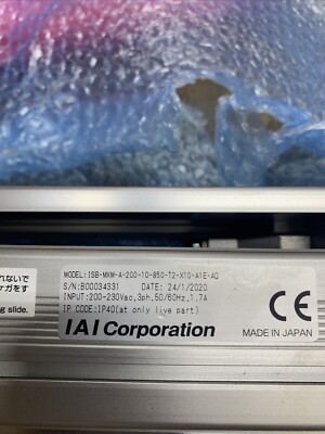 IAI ISB-MXM-A-200-10-850-T2-X10-A1E-AQ  Linear Actuator