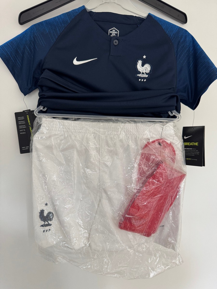 Nike FFF 2018 France World Cup Soccer Child Unisex Jersey Shorts