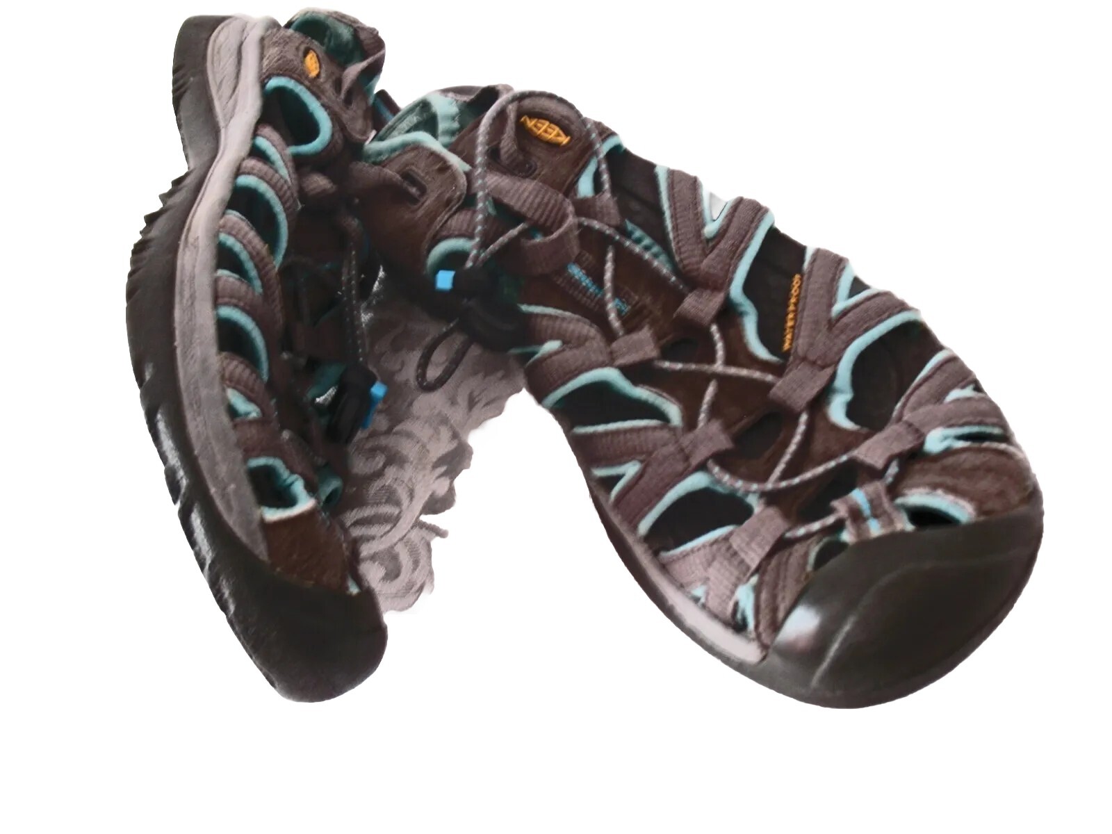 KEEN Sandali Donna Taglia 7 8 Grigio Acqua Sussurro Scarpe IMPERMEABILI 1003717