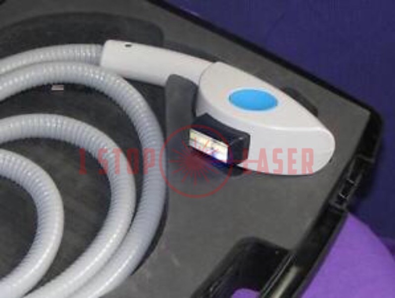 Alma blue handpiece relamp and reset