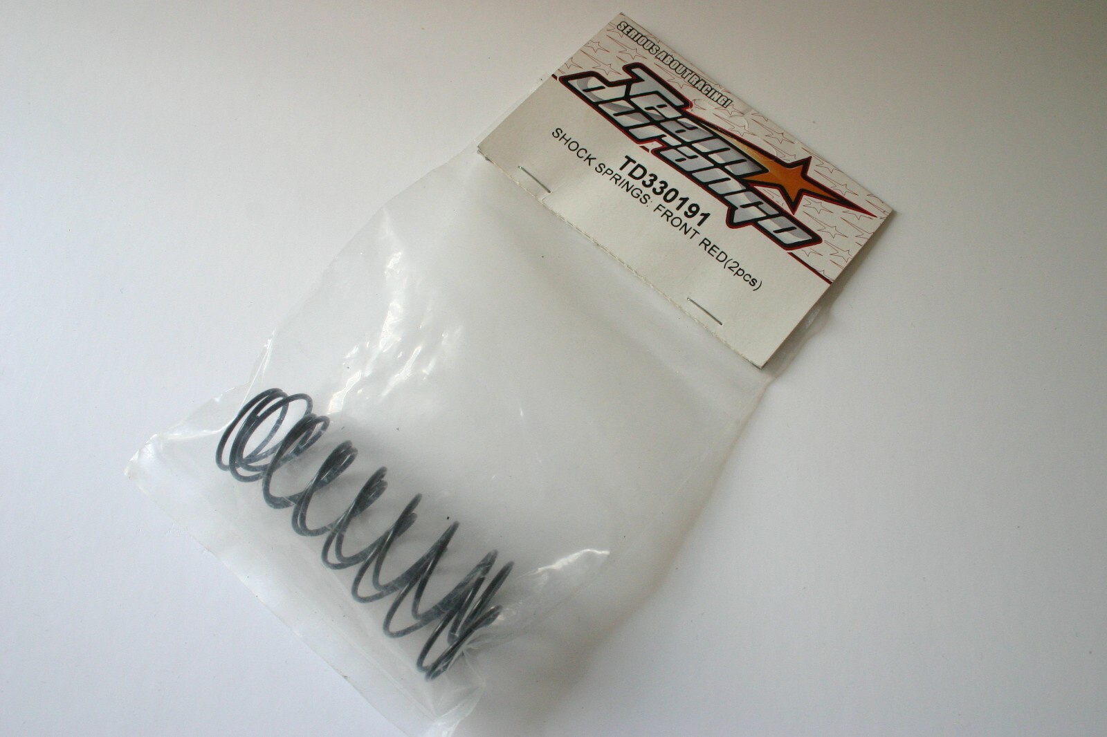 Team Durango Red Front Shock Springs - TD330191 DNX408 DEX408
