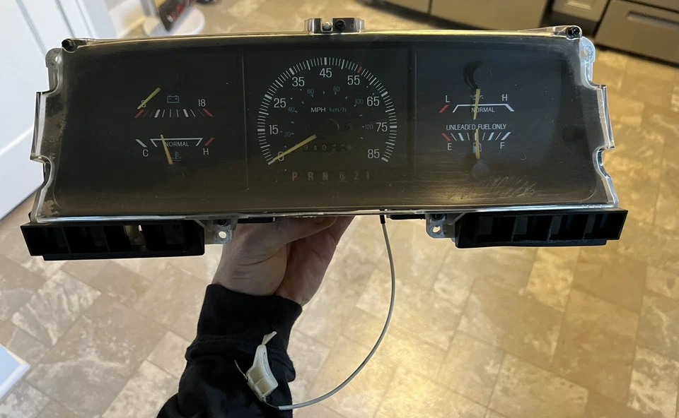 Ford F150 F250 F350 1987-1991 velocímetro gasolina aire acondicionado automático E9TF-10C956-A OEM 94K Foto 2 de 4