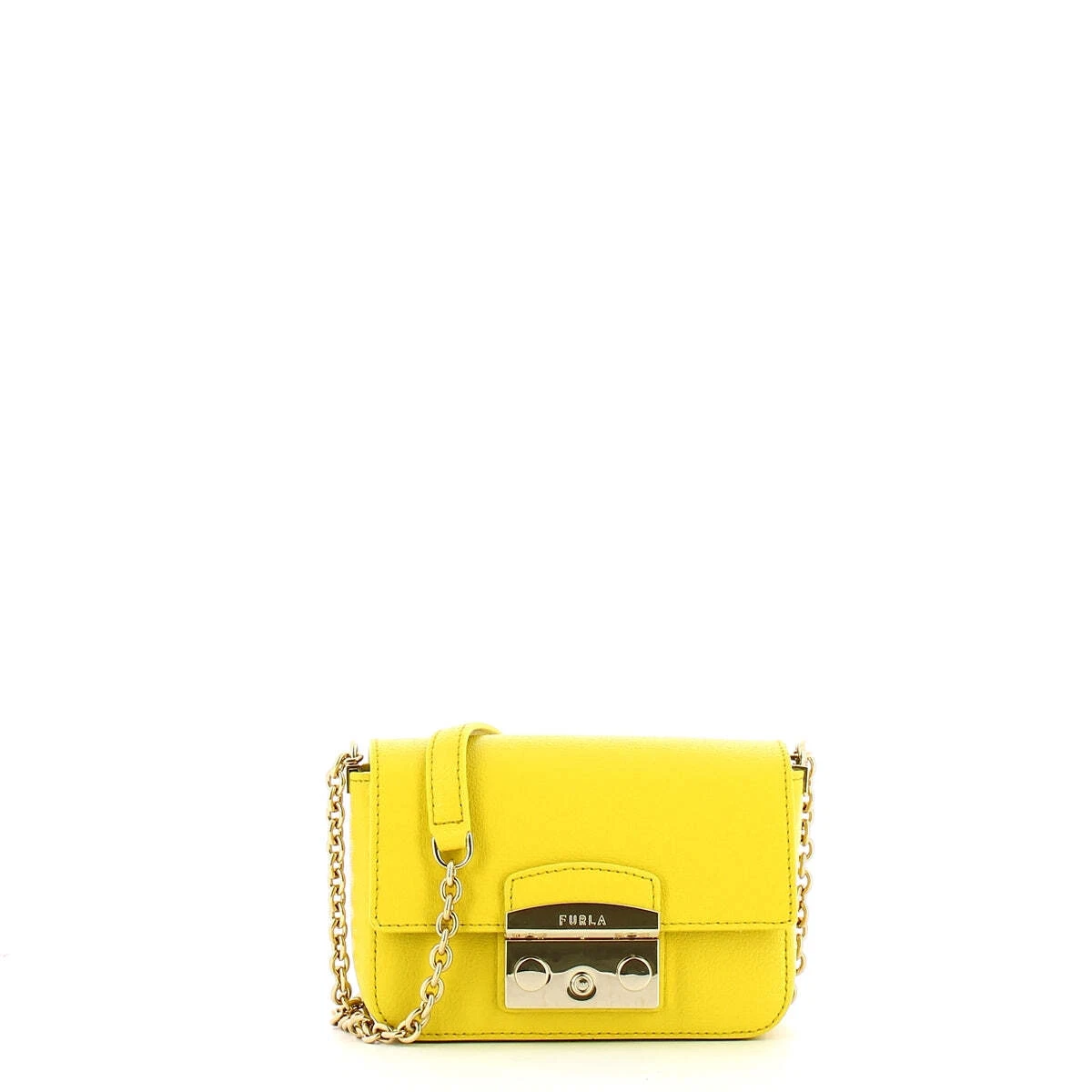 NEW Furla Mini Borsa a bandoliera Metropolis Canary