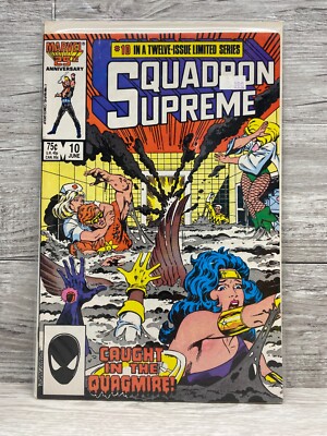 Marvel Comics Squadron Supreme Caught in the Quagmire #10 June 1986