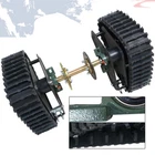 Go Kart ATV Snow Sand Tracks Snowmobile 23.6" 600mm Rear Axle Track Assembly Kit