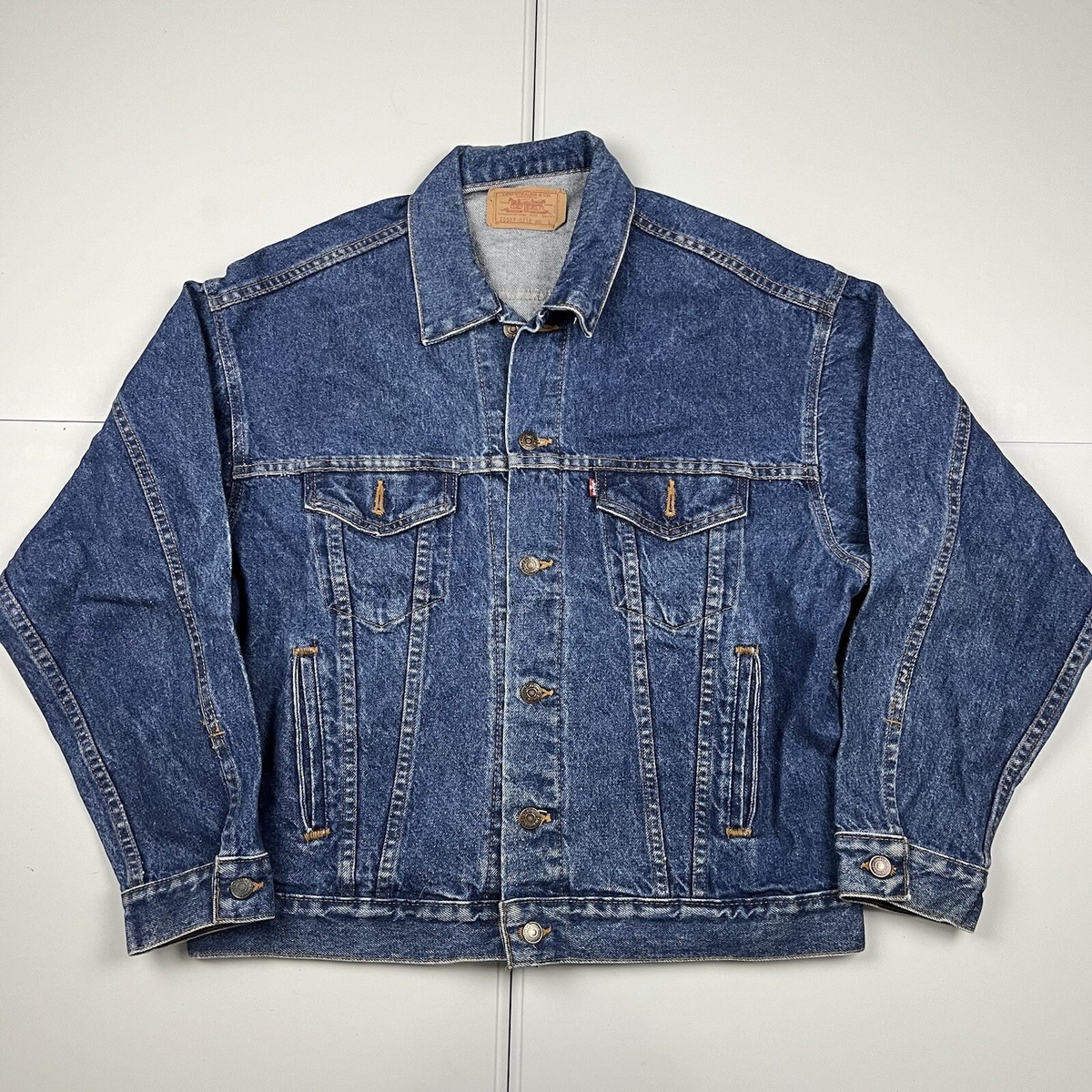 ジャケット・アウター 00s Levi's 70577 Denim Trucker Jacket Vintage 70s Levis 70577 Orange Tab Type 3 Trucker Denim