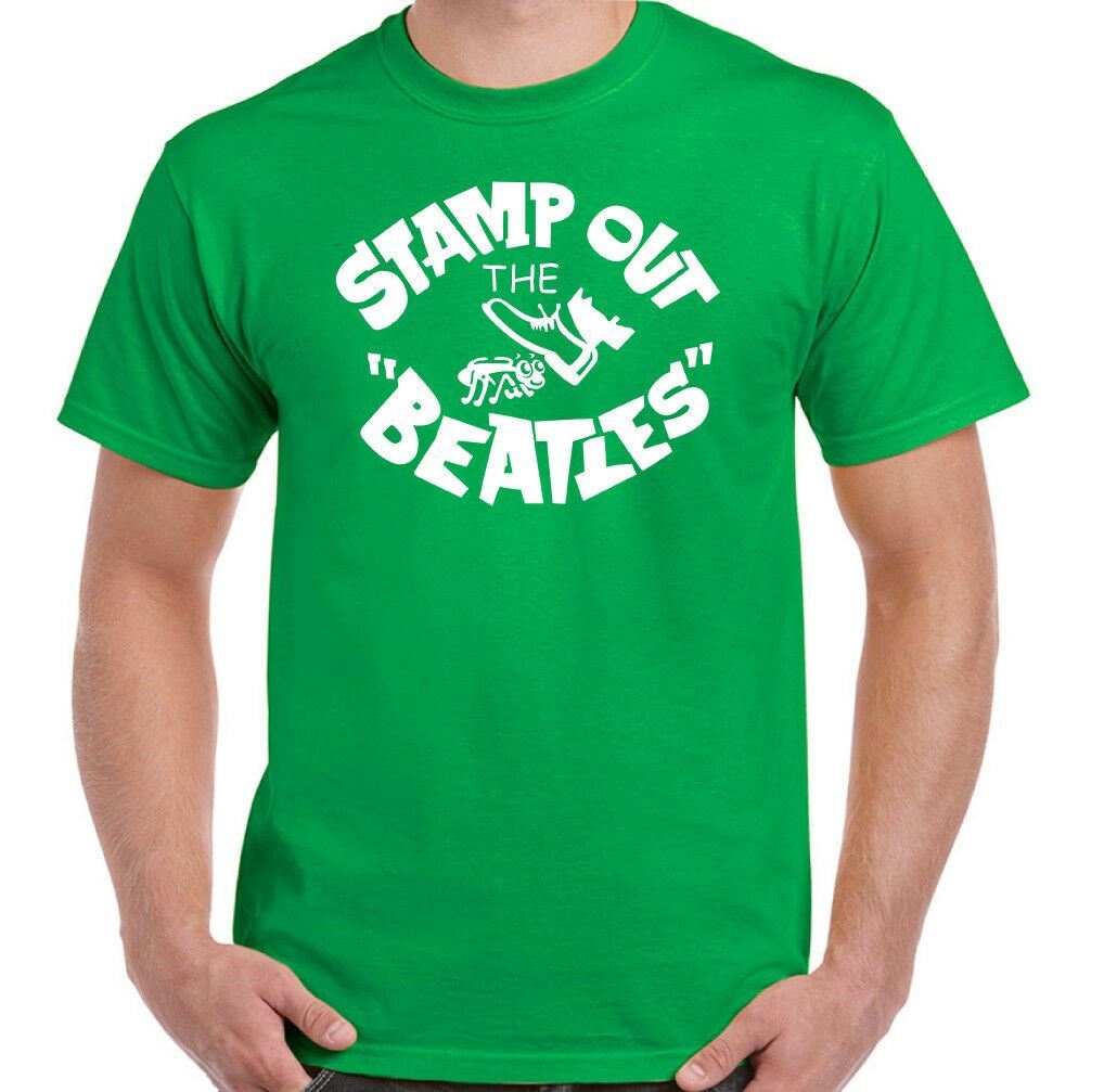 Stamp Out The Beatles T-Shirt Mens Funny As Worn By George