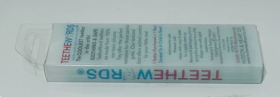 Teethewords Mint Green #HANGRY Teething Baby Toy Teether - Image 4 of 4