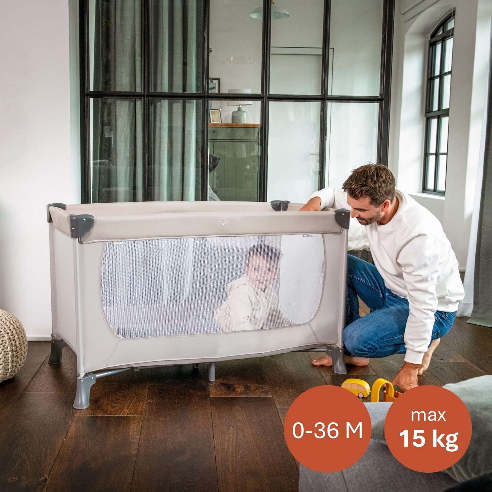 Lettino da Viaggio Dream N Play Culla Neonato Fino a 15kg Letto Pieghevole foto 2