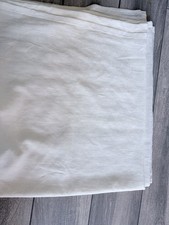 Extra Long Ivory Crinkle Window Decorative Scarf Approx 56x200