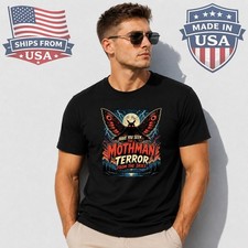 Mothman Terror From The Skies Graphic T-Shirt