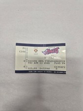 ​ICHIRO SUZUKI ROOKIE TICKET 4/13/01 Mariners Angels 1st Anaheim Game 116 Wins