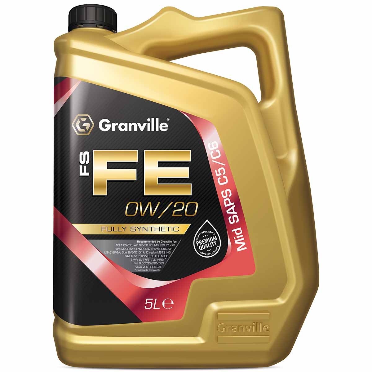 Genuine Granville Fully Synthetic FS FE 0W20 Engine Motor Oil 5 Ltr 1183