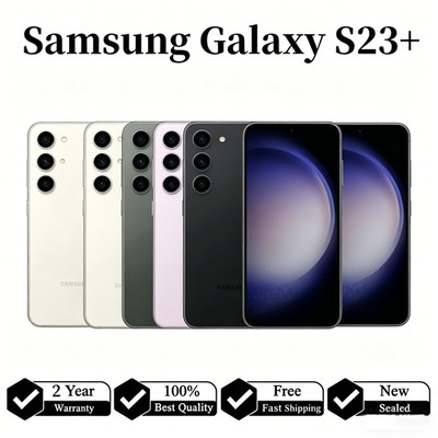 NEW SEALED Samsung Galaxy S23+ Plus 5G SM-S918U 256GB 512GB US Factory Unlocked