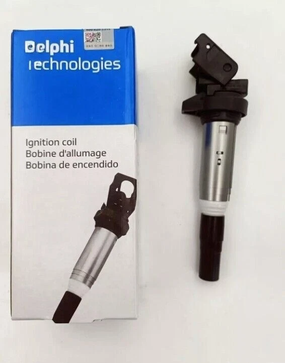 Bobina de encendido metálica Delphi OEM de 6 piezas para BMW X3 X5 325 335 535 12138616153 Foto 2 de 4