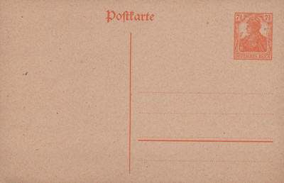 DR postal stationery Germania 71/2 Pf P110 I unused