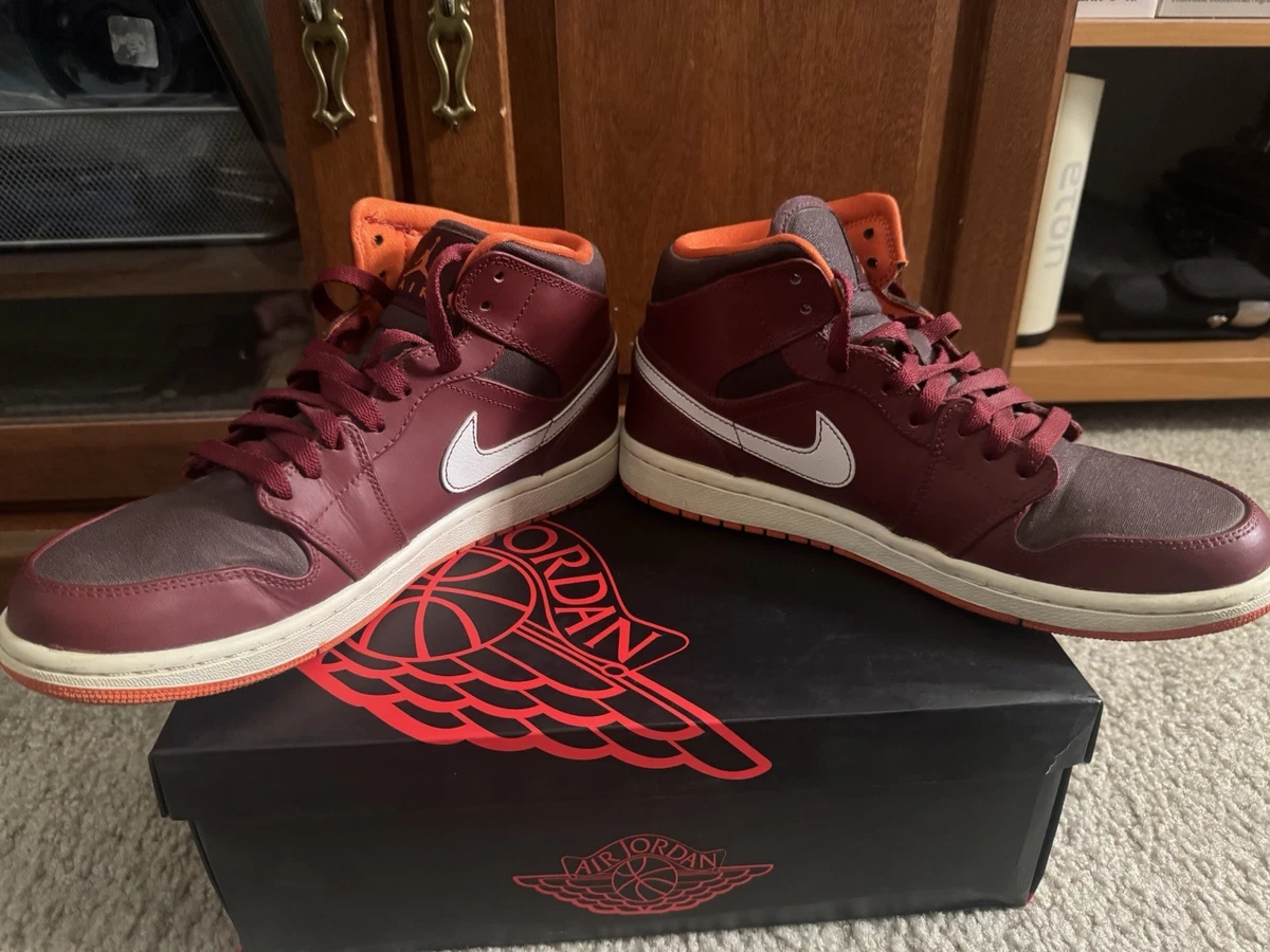 Jordan 1 Mid Team Red Electric Orange for Sale | Authenticity