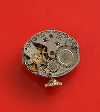 Vintage 1973 Caravelle 5BW  Watch Movement 17 JEWELS Working for parts (E1)