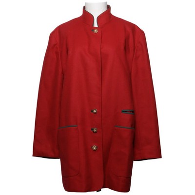 Julius Lang, Mantel, Damen, Größe: 44, Rot, Polyester/Viskose/Wolle #IC2