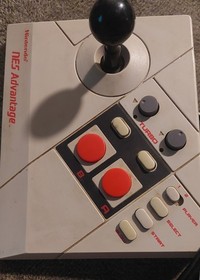 NES Advantage Joystick, Nintendo Video Game Controller NES-026 Tested, Working