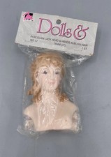 VTG Mangelsen  Sons 1993 Auburn Hair Porcelain Doll Lady Head 3  w/Arms 16217