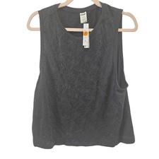 Victoria's Secret Black Muscle Tee Size M Nwt