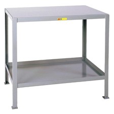 LITTLE GIANT MT2436-2 Fixed Work Table,Steel,36" W,24" D 21E624