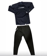 NeoSport XSPAN 1.5mm Neoprene Wetsuit Set Mens Black Top Pants Dive Surf