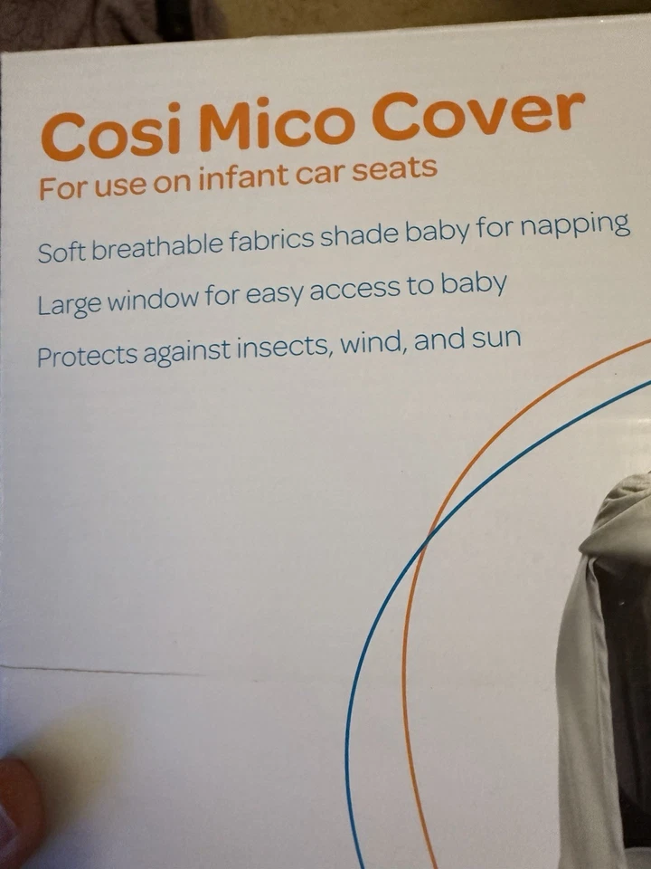Cubierta de asiento de coche Maxi Cosi Mico gris nueva en caja Foto 3 de 4