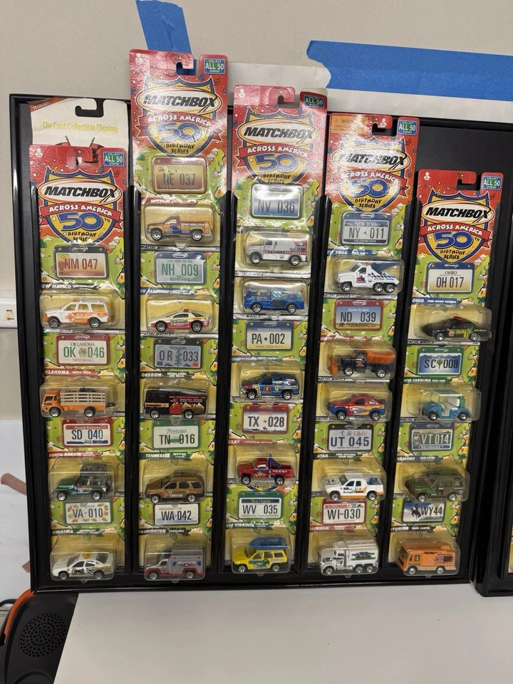 Lote de 45 estados Matchbox Across America serie 50 cumpleaños 2001 Foto 2 de 3
