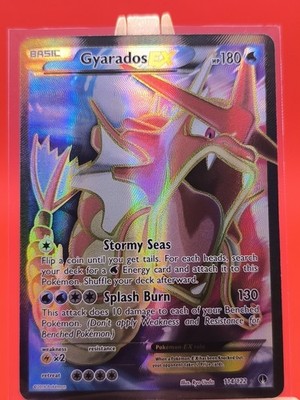 Shiny Gyarados EX 114/122 Breakpoint Ultra Rare Full Art Holo Pokemon Card  | eBay