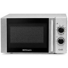 Microondas Orbegozo MIG 2082/ 700W/ Capacidad 20L/ Función Grill/ Gris