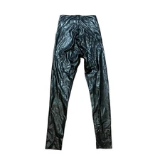 COMMANDO Faux Leather Leggings Size M Black High-Rise Perfect Control Pants