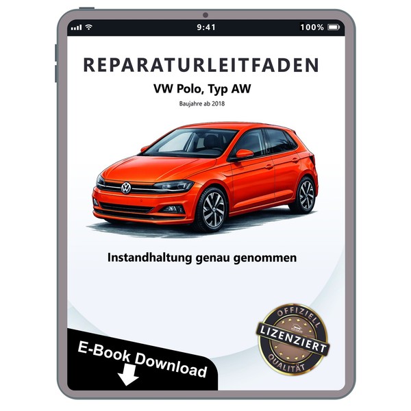 VW Polo Typ AW Ab 2018 Instandhaltung Inspektion Wartung Reparaturanleitung PDF-image