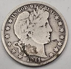1911-D *SILVER* Barber Silver Half Dollar  *SILVER*