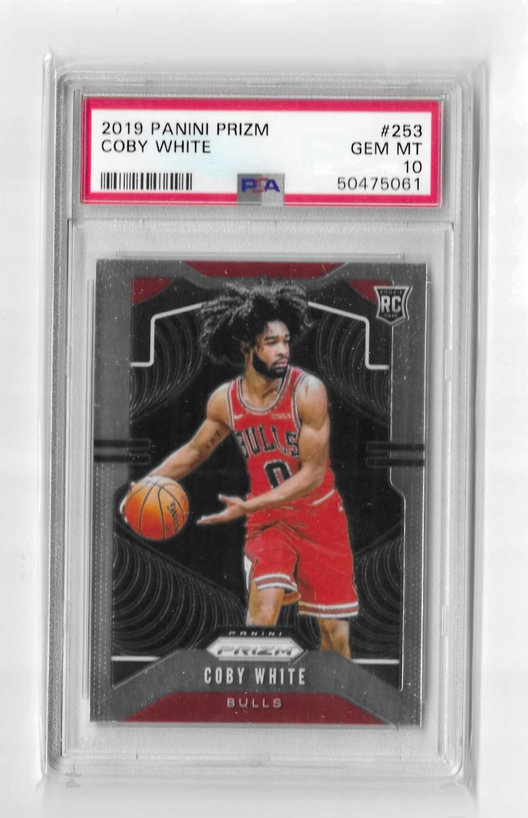 2019 PANINI PRIZM #253 COBY WHITE ROOKIE RC PSA 10